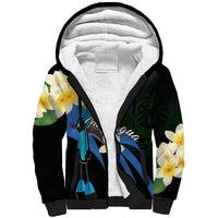 Nicaragua Independence Day Sherpa Hoodie En Dios confiamos - Wonder Print Shop