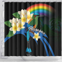 Nicaragua Independence Day Shower Curtain En Dios confiamos - Wonder Print Shop