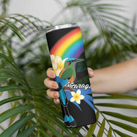 Nicaragua Independence Day Skinny Tumbler En Dios confiamos - Wonder Print Shop