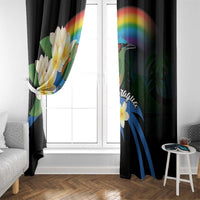 Nicaragua Independence Day Window Curtain En Dios confiamos - Wonder Print Shop