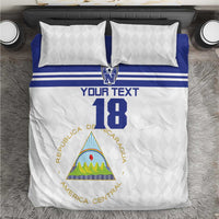 Custom Nicaragua Football Bedding Set La Azul y Blanco - Wonder Print Shop