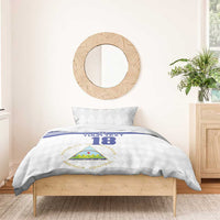 Custom Nicaragua Football Bedding Set La Azul y Blanco - Wonder Print Shop