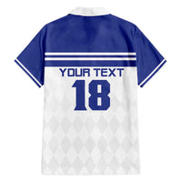 Custom Nicaragua Football Family Matching Puletasi and Hawaiian Shirt La Azul y Blanco - Wonder Print Shop