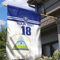 Custom Nicaragua Football Garden Flag La Azul y Blanco - Wonder Print Shop
