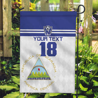 Custom Nicaragua Football Garden Flag La Azul y Blanco - Wonder Print Shop