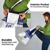 Custom Nicaragua Football Grocery Bag La Azul y Blanco - Wonder Print Shop