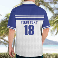 Custom Nicaragua Football Hawaiian Shirt La Azul y Blanco - Wonder Print Shop