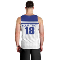 Custom Nicaragua Football Men Tank Top La Azul y Blanco - Wonder Print Shop