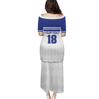 Custom Nicaragua Football Puletasi La Azul y Blanco - Wonder Print Shop