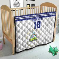 Custom Nicaragua Football Quilt La Azul y Blanco - Wonder Print Shop