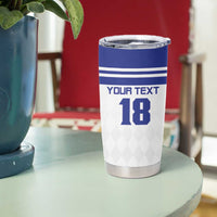 Custom Nicaragua Football Tumbler Cup La Azul y Blanco - Wonder Print Shop