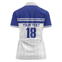 Custom Nicaragua Football Women Polo Shirt La Azul y Blanco - Wonder Print Shop