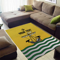 Personalized Lisbon Portugal Area Rug Flag Style - Wonder Print Shop