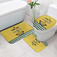 Personalized Lisbon Portugal Bathroom Set Flag Style - Wonder Print Shop