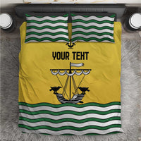 Personalized Lisbon Portugal Bedding Set Flag Style - Wonder Print Shop