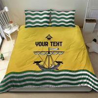 Personalized Lisbon Portugal Bedding Set Flag Style - Wonder Print Shop