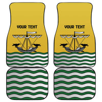 Personalized Lisbon Portugal Car Mats Flag Style - Wonder Print Shop