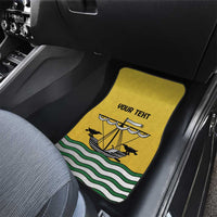 Personalized Lisbon Portugal Car Mats Flag Style - Wonder Print Shop