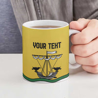 Personalized Lisbon Portugal Ceramic Mug Flag Style - Wonder Print Shop