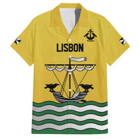 Personalized Lisbon Portugal Family Matching Puletasi and Hawaiian Shirt Flag Style - Wonder Print Shop