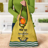 Personalized Lisbon Portugal Grocery Bag Flag Style - Wonder Print Shop