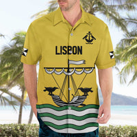 Personalized Lisbon Portugal Hawaiian Shirt Flag Style - Wonder Print Shop