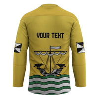 Personalized Lisbon Portugal Hockey Jersey Flag Style - Wonder Print Shop