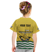 Personalized Lisbon Portugal Kid T Shirt Flag Style - Wonder Print Shop