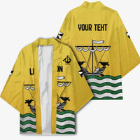 Personalized Lisbon Portugal Kimono Flag Style - Wonder Print Shop