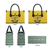 Personalized Lisbon Portugal Leather Bag Flag Style - Wonder Print Shop