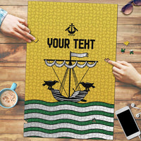 Personalized Lisbon Portugal Puzzle Flag Style - Wonder Print Shop