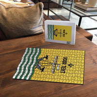 Personalized Lisbon Portugal Puzzle Flag Style - Wonder Print Shop