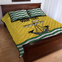 Personalized Lisbon Portugal Quilt Bed Set Flag Style - Wonder Print Shop