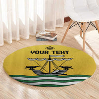 Personalized Lisbon Portugal Round Carpet Flag Style - Wonder Print Shop