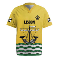 Personalized Lisbon Portugal Rugby Jersey Flag Style - Wonder Print Shop