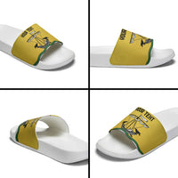 Personalized Lisbon Portugal Slide Sandals Flag Style - Wonder Print Shop