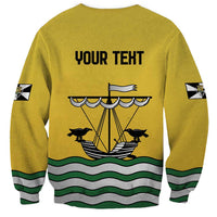 Personalized Lisbon Portugal Sweatshirt Flag Style - Wonder Print Shop