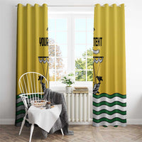Personalized Lisbon Portugal Window Curtain Flag Style - Wonder Print Shop