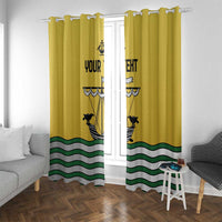 Personalized Lisbon Portugal Window Curtain Flag Style - Wonder Print Shop