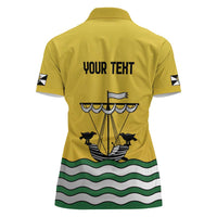 Personalized Lisbon Portugal Women Polo Shirt Flag Style - Wonder Print Shop