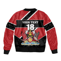 Custom Trinidad and Tobago Bomber Jacket Together We Aspire Together We Achieve - Wonder Print Shop
