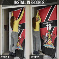 Custom Trinidad and Tobago Door Cover Together We Aspire Together We Achieve - Wonder Print Shop