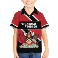 Custom Trinidad and Tobago Family Matching Puletasi and Hawaiian Shirt Together We Aspire Together We Achieve - Wonder Print Shop