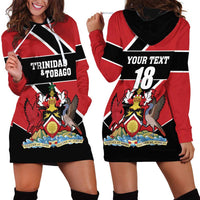 Custom Trinidad and Tobago Hoodie Dress Together We Aspire Together We Achieve - Wonder Print Shop