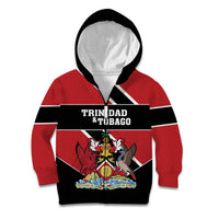 Custom Trinidad and Tobago Kid Hoodie Together We Aspire Together We Achieve - Wonder Print Shop