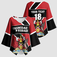 Custom Trinidad and Tobago Kimono Sleeve Blouse Together We Aspire Together We Achieve - Wonder Print Shop