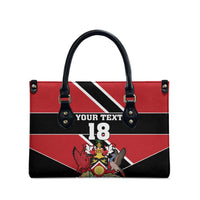 Custom Trinidad and Tobago Leather Bag Together We Aspire Together We Achieve - Wonder Print Shop