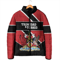 Custom Trinidad and Tobago Padded Jacket Together We Aspire Together We Achieve - Wonder Print Shop