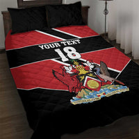Custom Trinidad and Tobago Quilt Bed Set Together We Aspire Together We Achieve - Wonder Print Shop