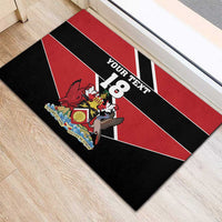 Custom Trinidad and Tobago Rubber Doormat Together We Aspire Together We Achieve - Wonder Print Shop